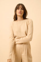 Pull Col Bateau - Grace - Beige