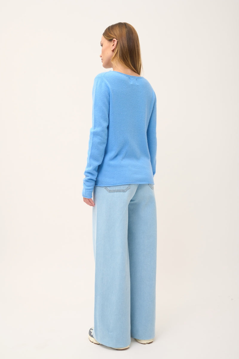 Jersey Cuello Barco - Grace - Baby Blue