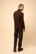 Pull Col Roulé - Connor - Café