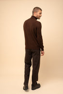 Pull Col Roulé - Connor - Café