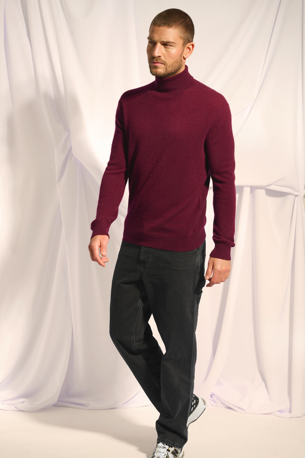 Jersey Cuello Vuelto - Connor - Mora