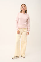 Jersey Cuello Redondo - Jane - Empolvado