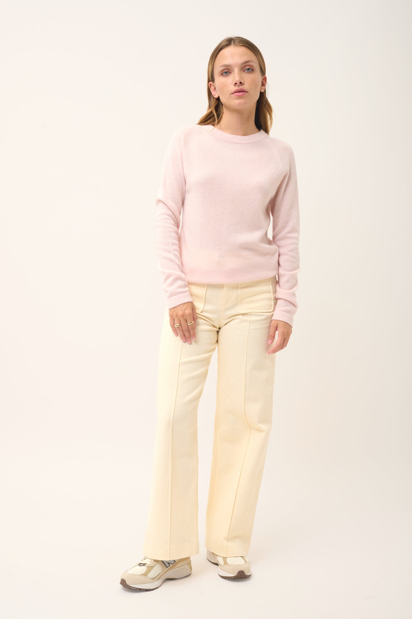 Jersey Cuello Redondo - Jane - Empolvado