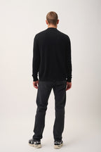 Gilet Zippé Col Montant - Alan - Noir