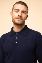 Polo Manches Longues - Douglas - Navy