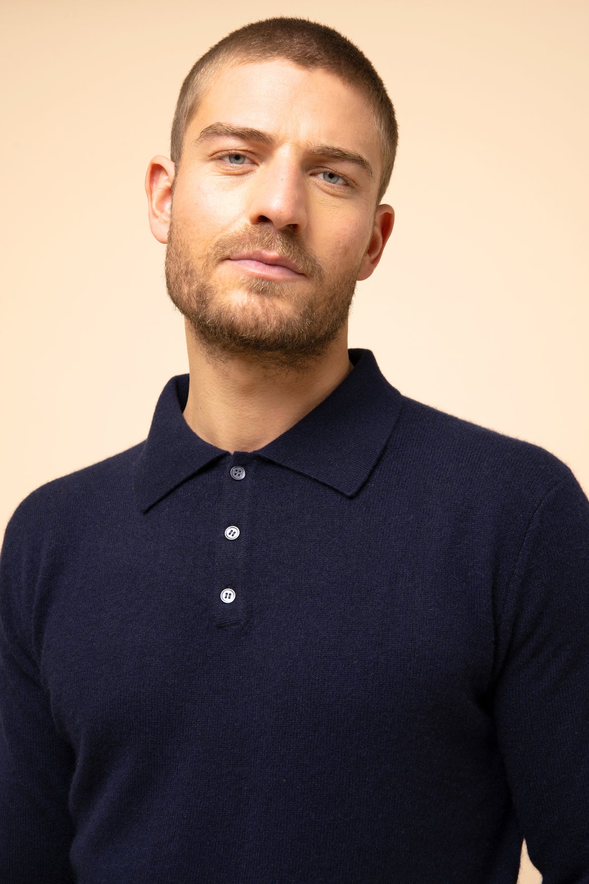 Polo Manches Longues - Douglas - Navy