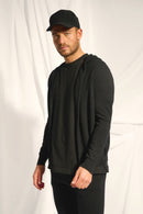 Gilet Zippé Capuche - Elliot - Noir