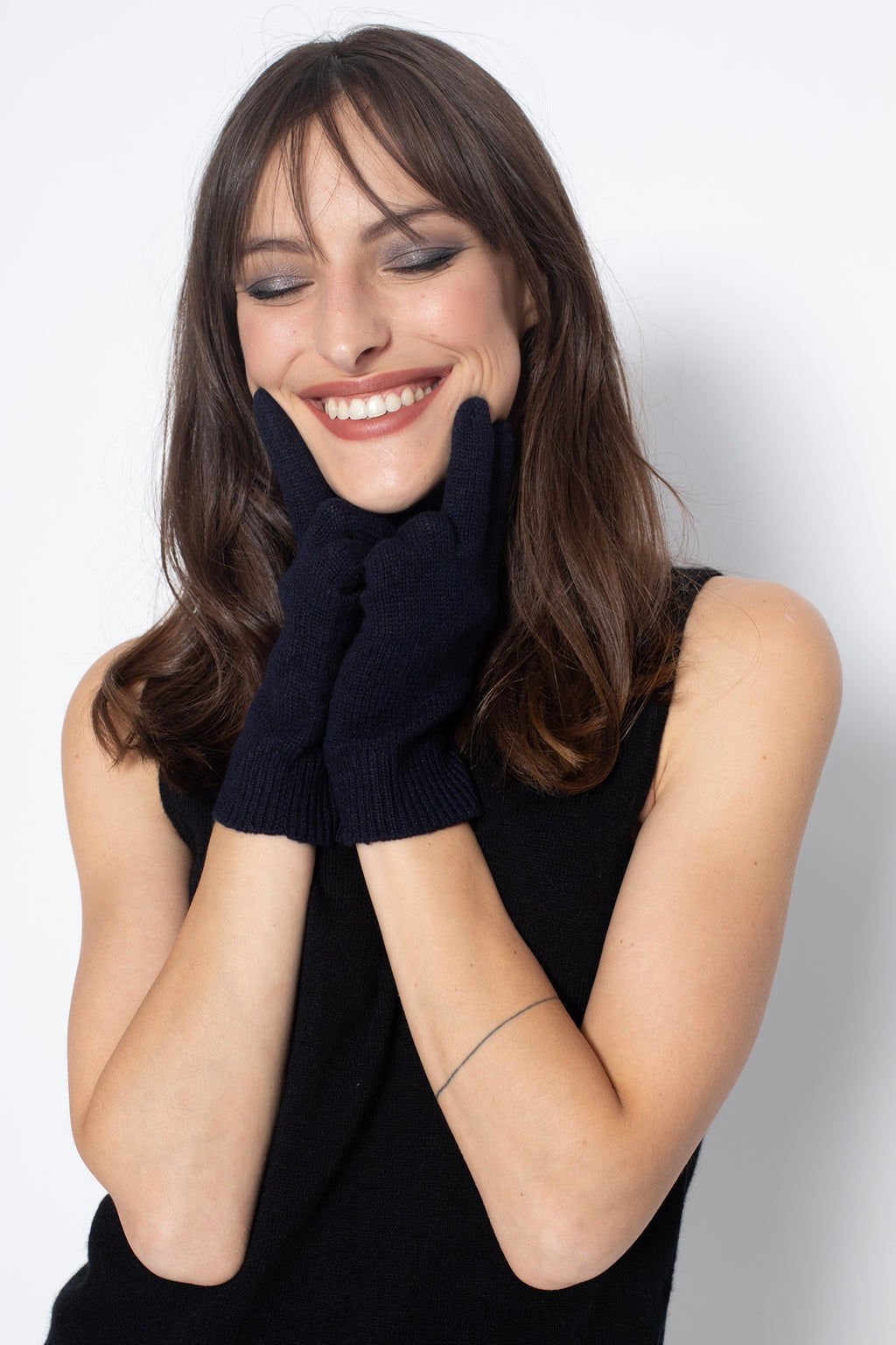 Gants 4 Fils Yann - Navy - Jersey