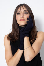 Gants 4 Fils Yann - Navy - Jersey
