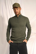 Pull Camionneur - Bradley - Kaki Chiné