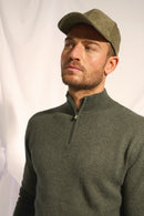 Trucker Sweater - Bradley - Heather Khaki