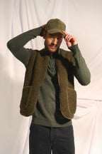 Pull Camionneur - Bradley - Kaki Chiné