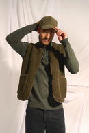 Pull Camionneur - Bradley - Kaki Chiné