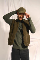 Trucker Sweater - Bradley - Heather Khaki