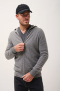 Gilet Zippé Capuche - Elliot - Flanelle Chiné