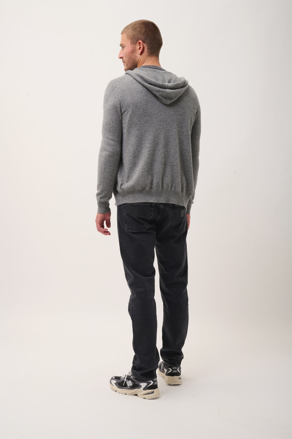 Gilet Zippé Capuche - Elliot - Flanelle Chiné