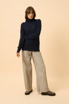 Roll-Neck Jumper - Udny - Navy