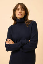 Roll-Neck Jumper - Udny - Navy