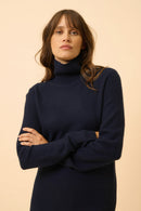 Turtleneck Sweater - Udny - Navy