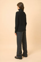 Jersey de Cuello Vuelto - Udny - Negro