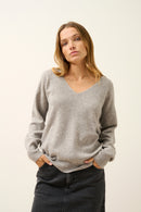 Pull Col V - Birse - Nuage Chiné