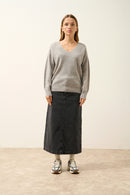 Pull Col V - Birse - Nuage Chiné