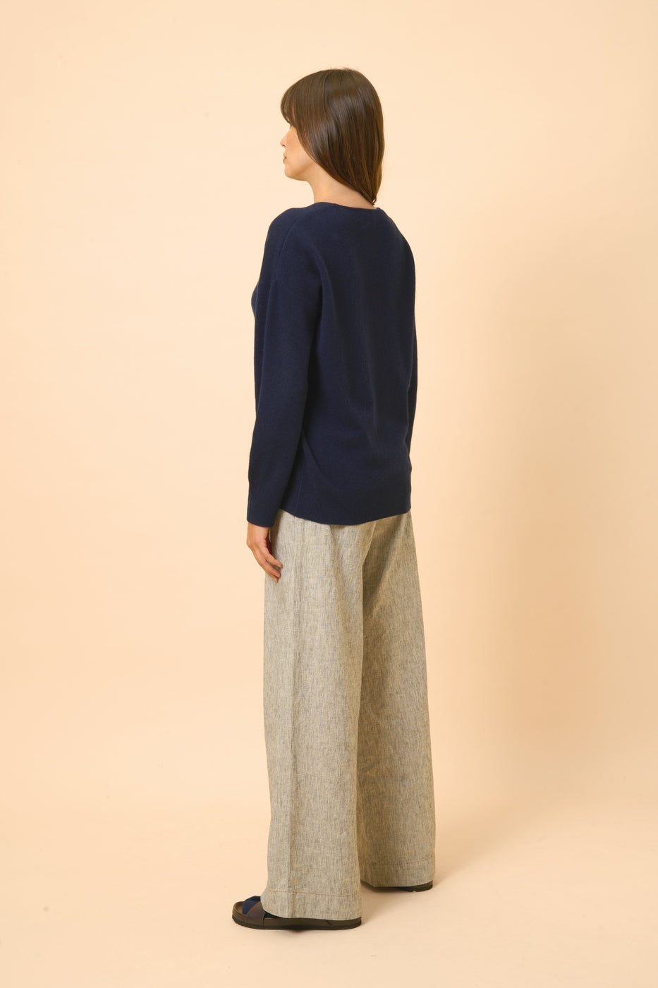 Pull Col V - Birse - Navy
