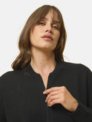 Gilet Zippé Col Mao Ervie - Noir