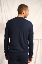 Gilet Zippé Col Mao - Polnoon - Navy