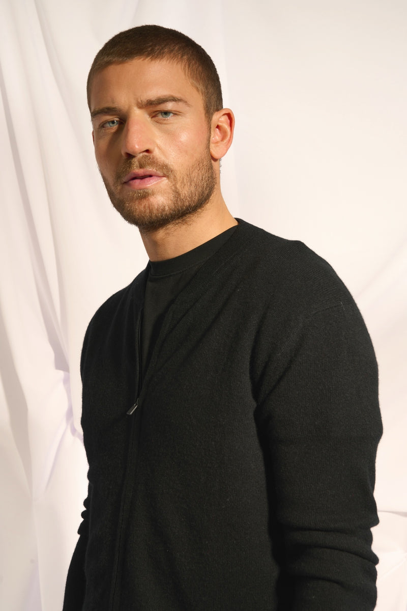 Gilet Zippé Col Mao - Polnoon - Noir