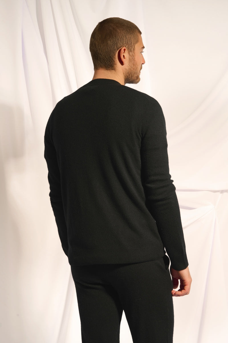 Gilet Zippé Col Mao - Polnoon - Noir