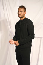 Gilet Zippé Col Mao - Polnoon - Noir