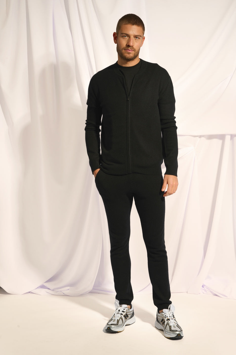 Gilet Zippé Col Mao - Polnoon - Noir