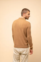 Long-Sleeve Polo Shirt – Douglas – Hazelnut