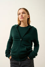 Gilet Zippé Capuche - Debbie - Cyprès