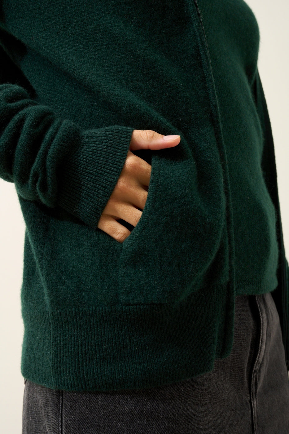 Gilet Zippé Capuche - Debbie - Cyprès