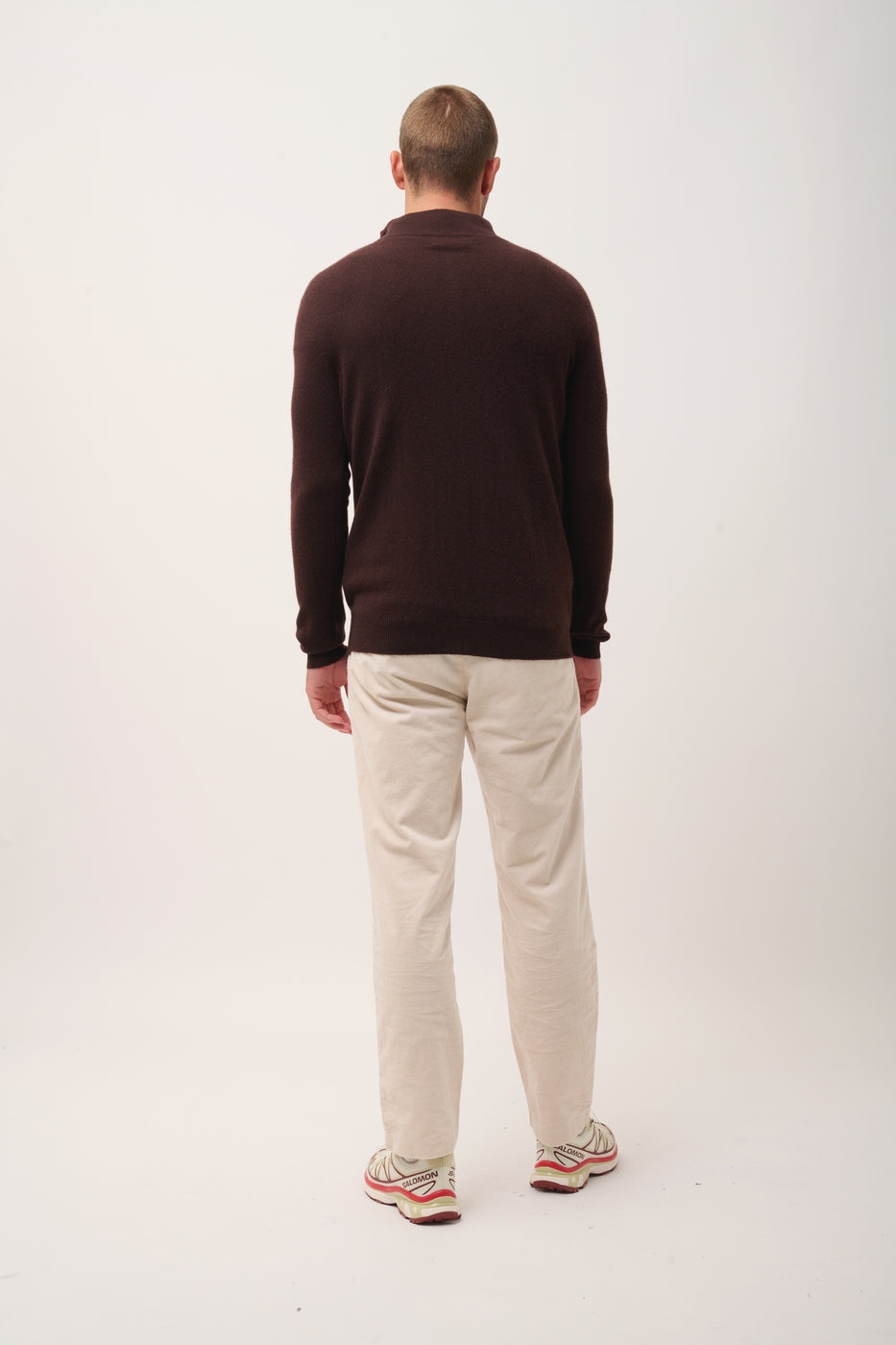 Jersey con Cuello Cremallera - Bradley - Choco