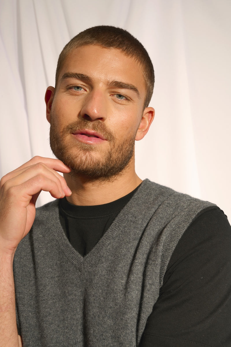 Débardeur Col V - Corki - Anthracite Chiné