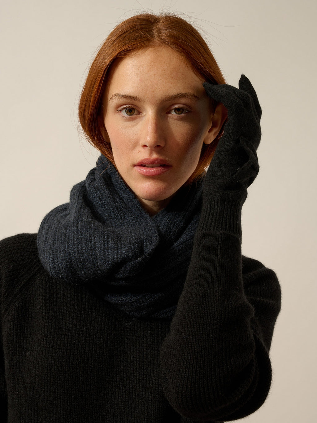 Gants 4 Fils - Lucy - Noir