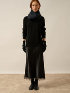 Gants 4 Fils - Lucy - Noir