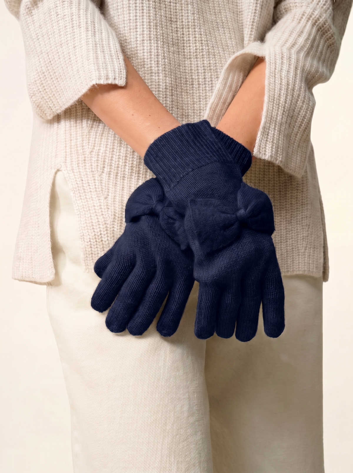 Handskar 4-trådig - Lucy - Navy