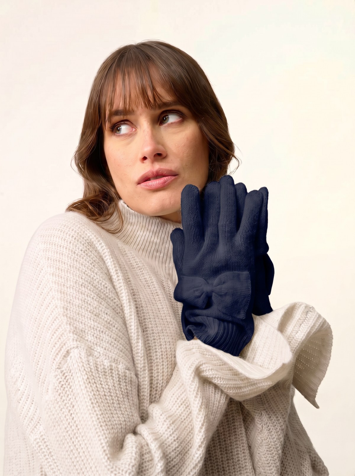 Handskar 4-trådig - Lucy - Navy