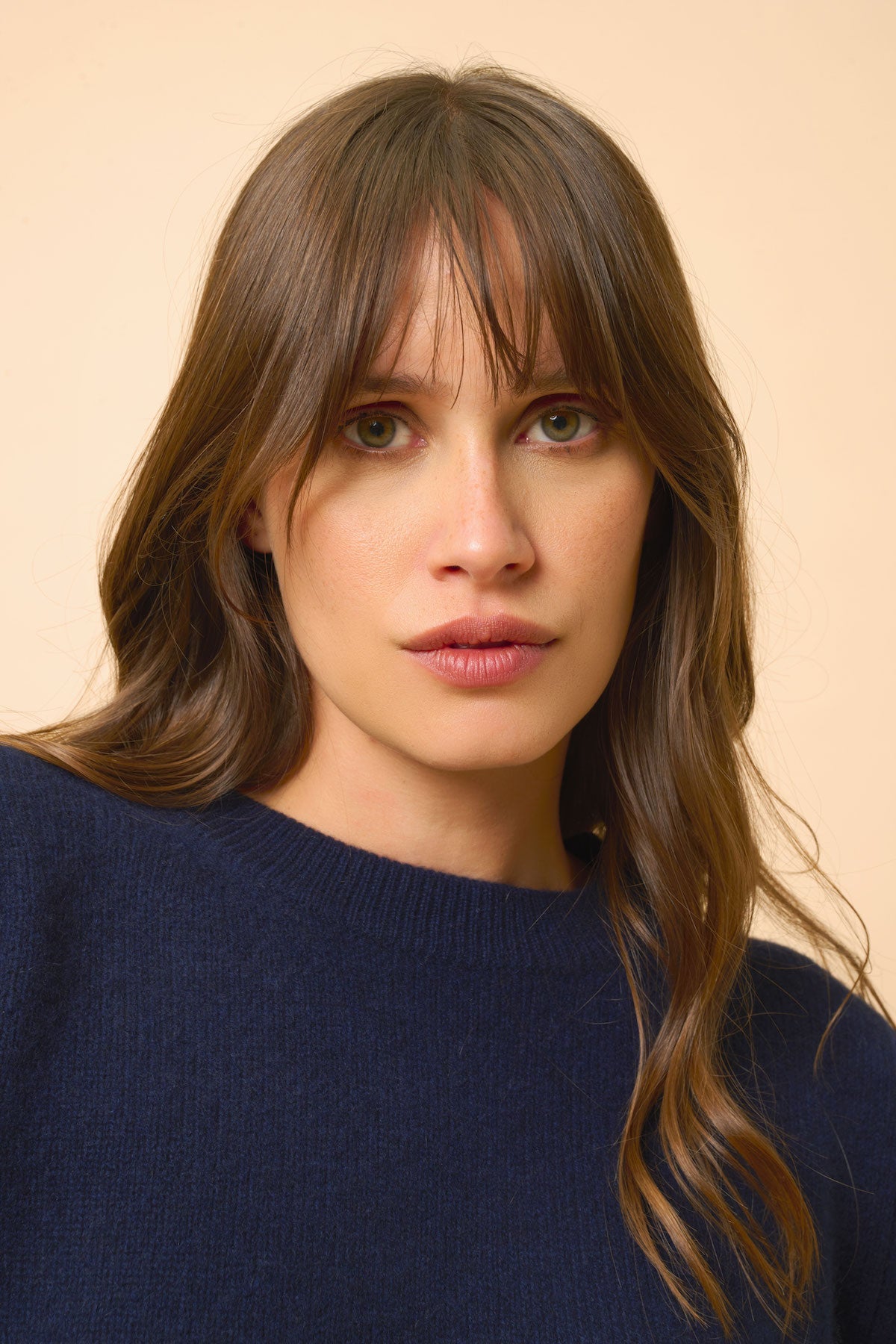 Just Cashmere - Jersey Cuello Redondo 4 Hilos - Lexini - Navy