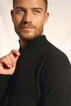 Jersey con Cuello de Cremallera Nour - Negro