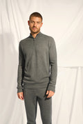 Jersey con Cremallera - Nour - Anthracite Chiné