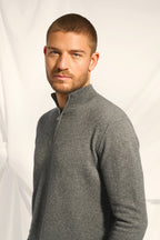 Jersey con Cremallera - Nour - Anthracite Chiné