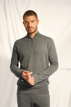 Jersey con Cremallera - Nour - Anthracite Chiné