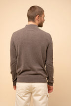 Pull Camionneur - Nour - Taupe Chiné