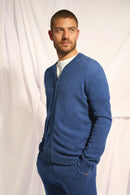 Gilet Zippé Col Mao - Polnoon - Océan Chiné