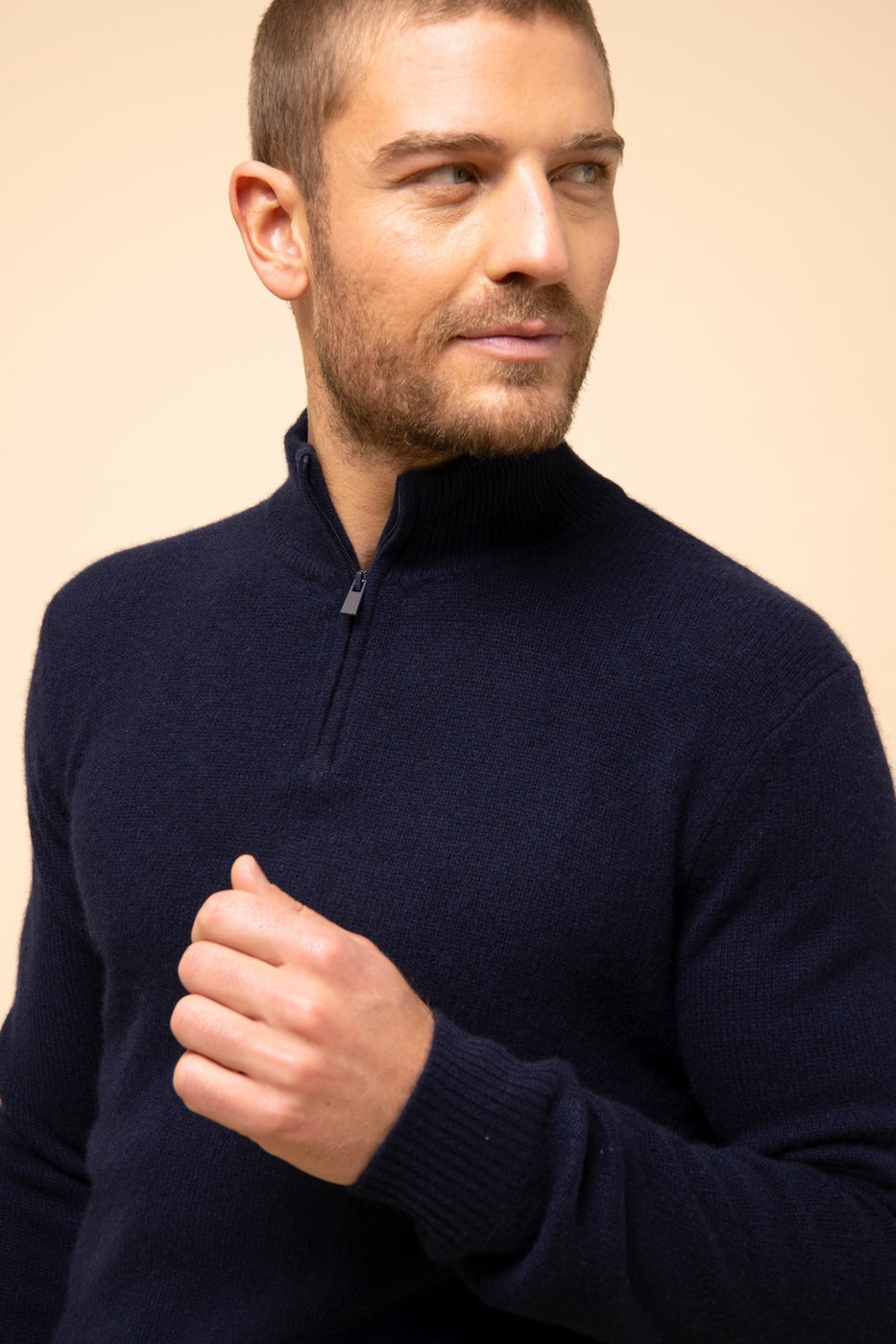Pull Camionneur 4 Fils - Leonie - Navy